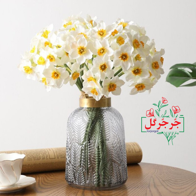 شاخه گل نرگس بسته 3 عددی